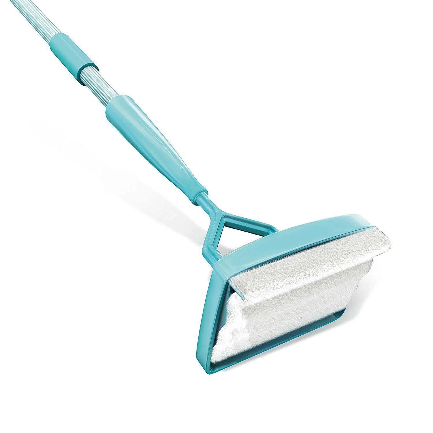 Teal Simba Baseboard Buddy retractable household cleaning brush mop for easy cleaning of baseboards and hard-to-reach areas.