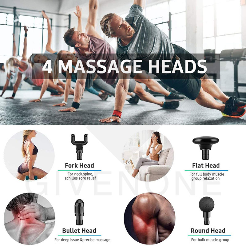 Teal Simba Mini Muscle Massage Gun for body tissue and fascia relief, compact healthcare massager with ergonomic design.