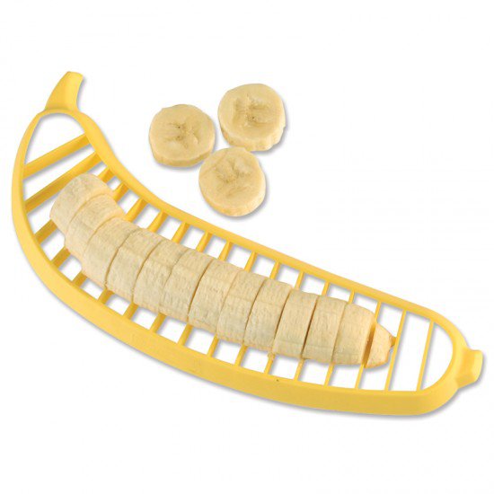 Fuchsia Molly Banana Slicer 2PCS set, perfect for home decor and kitchen use, featuring sleek, modern design and durable construction.