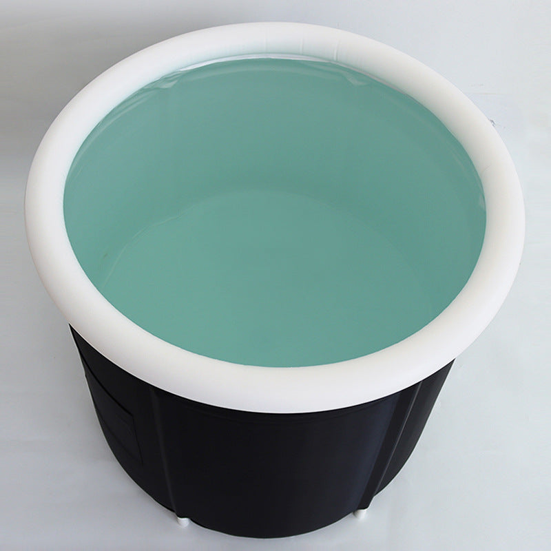 Teal Simba portable ice bath tub for athletes, compact and easy to use for recovery and home improvement.