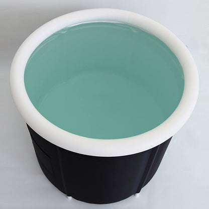 Teal Simba portable ice bath tub for athletes, compact and easy to use for recovery and home improvement.
