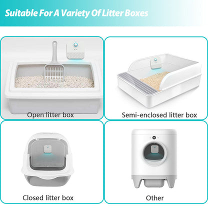 Teal Simba Smart Cat Odor Purifier for litter box deodorizing, includes pet air cleaner device for fresh indoor air.