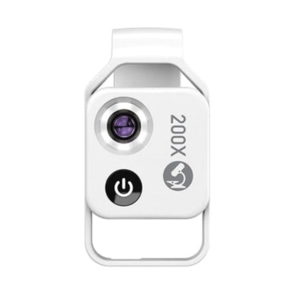 Yellow Pandora 200X magnification lens for mobile phones, portable mobile &amp; laptop accessory for detailed close-up viewing.