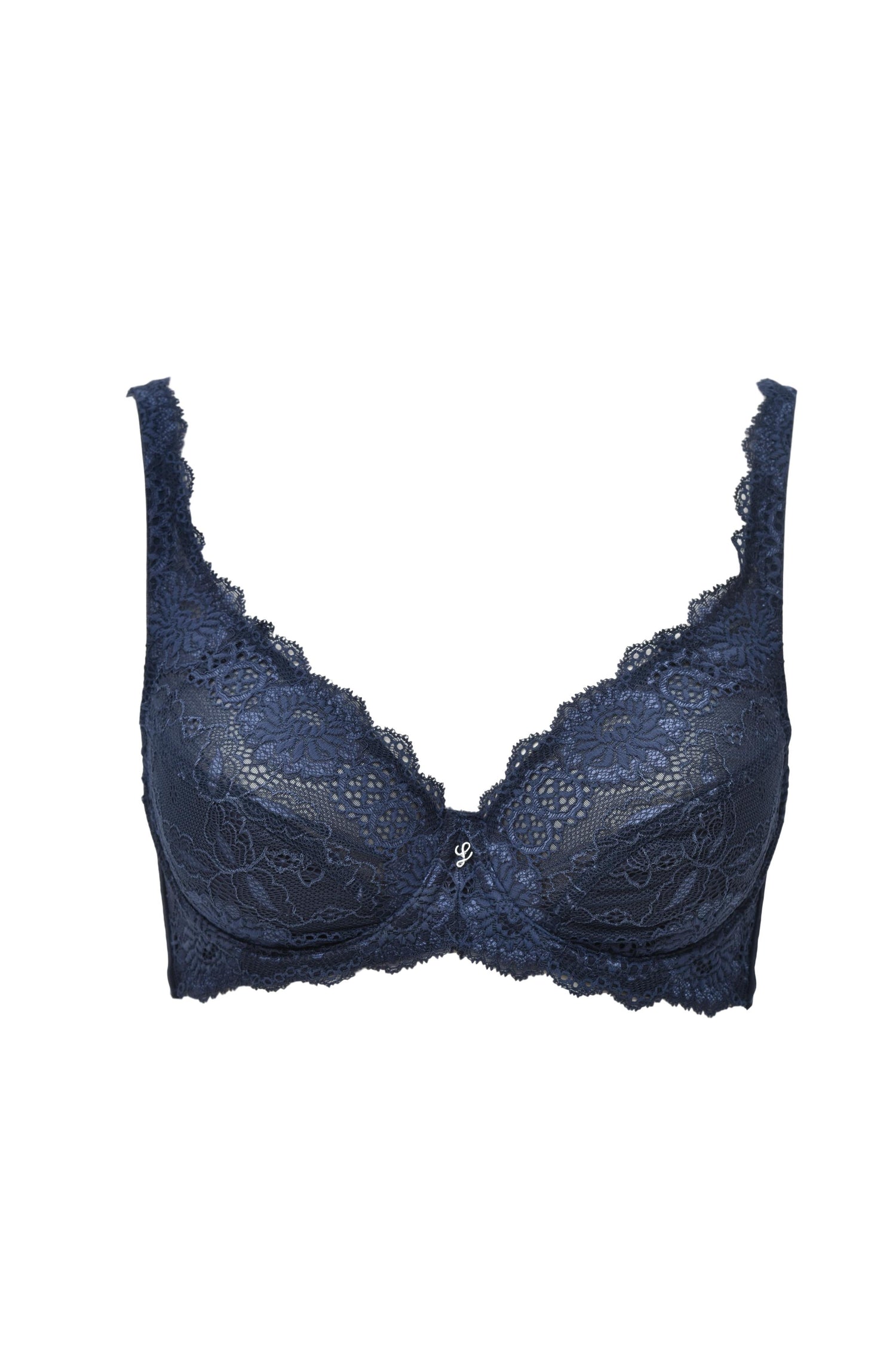 Turquoise Atalanta Feel Good Line unlined bra with removable wire, soft lingerie underwear with adjustable straps and smooth fabric.
