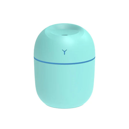 Sky Pandion portable ultrasonic humidifier and USB aroma diffuser with LED lights, designed for essential oils and humidifying spaces.