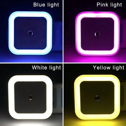 Teal Simba LED night light with sensor for baby bedroom, automatic on/off lighting, soft glow, and easy sensor control.