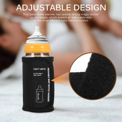 Teal Simba baby bottle warmer car, portable USB insulated bag for warming and keeping baby bottles warm on the go.