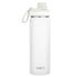 Orchid Lavender DRINCO® 22oz stainless steel sport water bottle in Arctic White with a sleek, durable design for active use