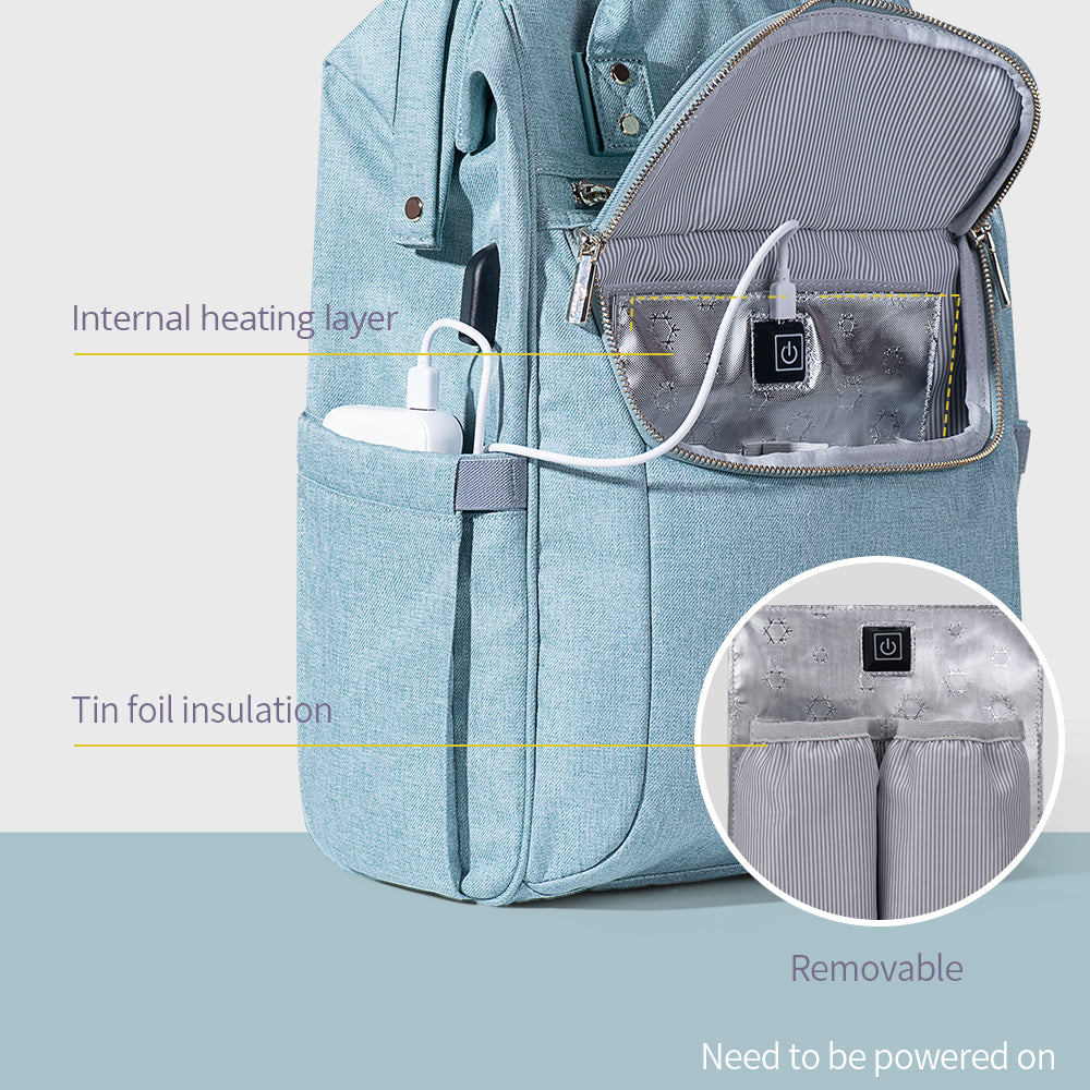 Maroon Chronos stylish large diaper bag with multiple compartments, ideal for parenthood and accessories, shown in the image.