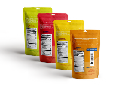 Maroon Hades 2GO! Organic Dried Fruit Variety Pack with assorted dried fruits in colorful packaging.
