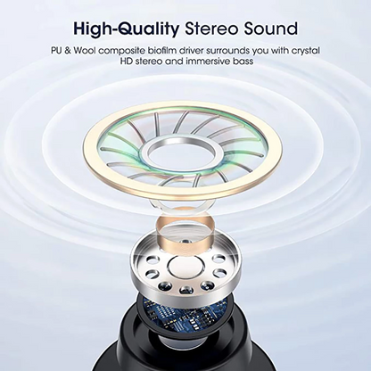 Teal Simba LED display wireless earbuds TWS Bluetooth 5.0 earphones with charging case and sleek design.