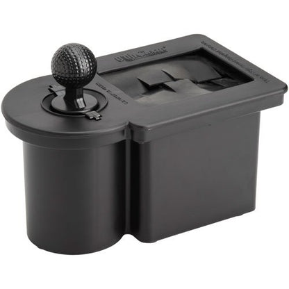 Emerald Coco Club Clean golf club and ball cleaning unit with brush and cleaning solution for golf accessories.
