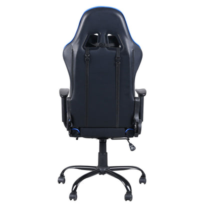 Lilac Milo ergonomic gaming and office chair with lumbar support, black upholstery, adjustable armrests, and modern design.
