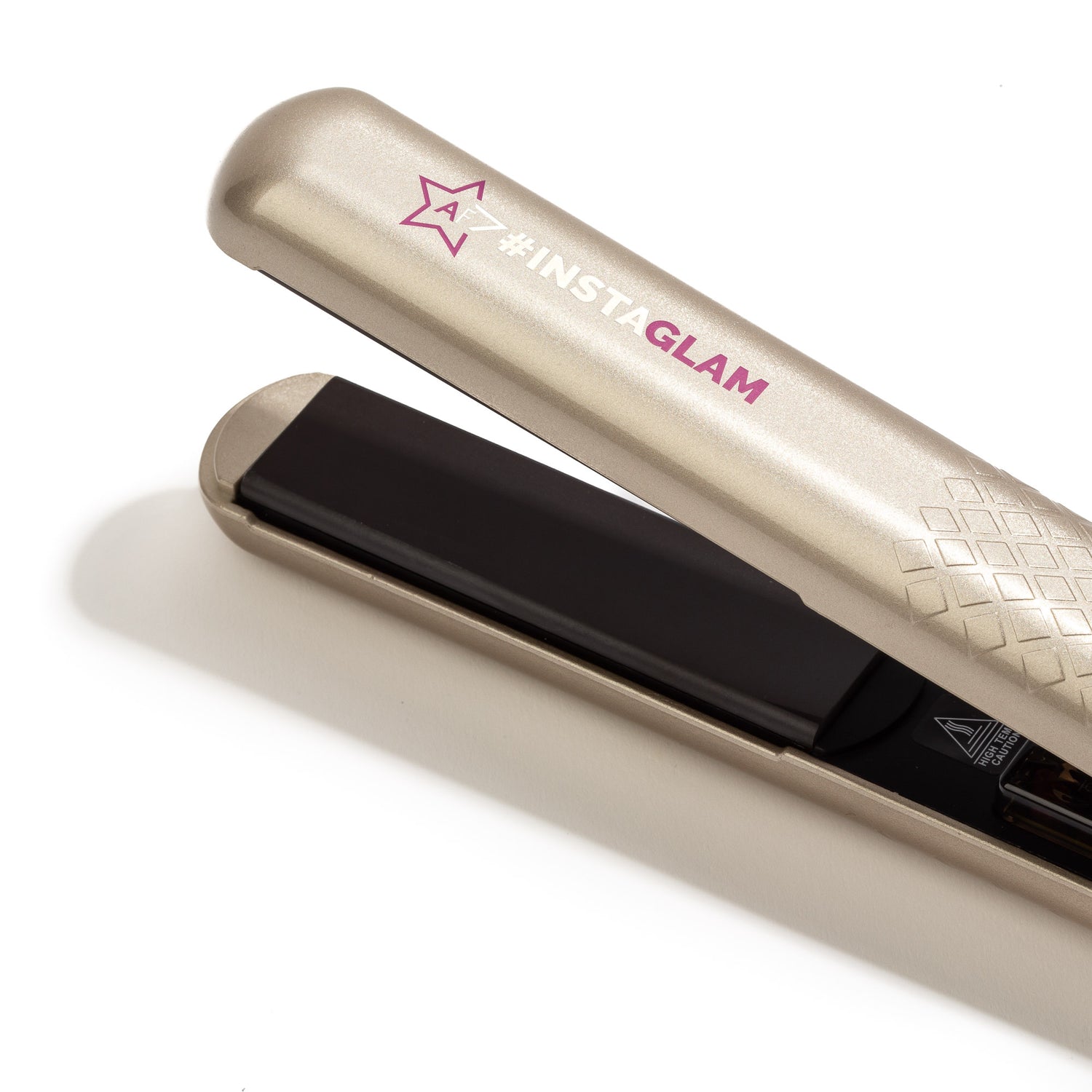 Sky Blue Thrace Instaglam Studio Series 1.25-inch haircare curling iron with a sleek blue handle and professional design.