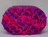 Six Amethyst Meleager bath and beauty soap sponges, soft purple exfoliating sponges for cleansing and skincare.