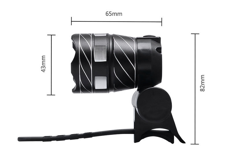 Lilac Milo LED bicycle headlight with 20000LM front light for racing bikes, bright outdoor sports and cycling visibility.