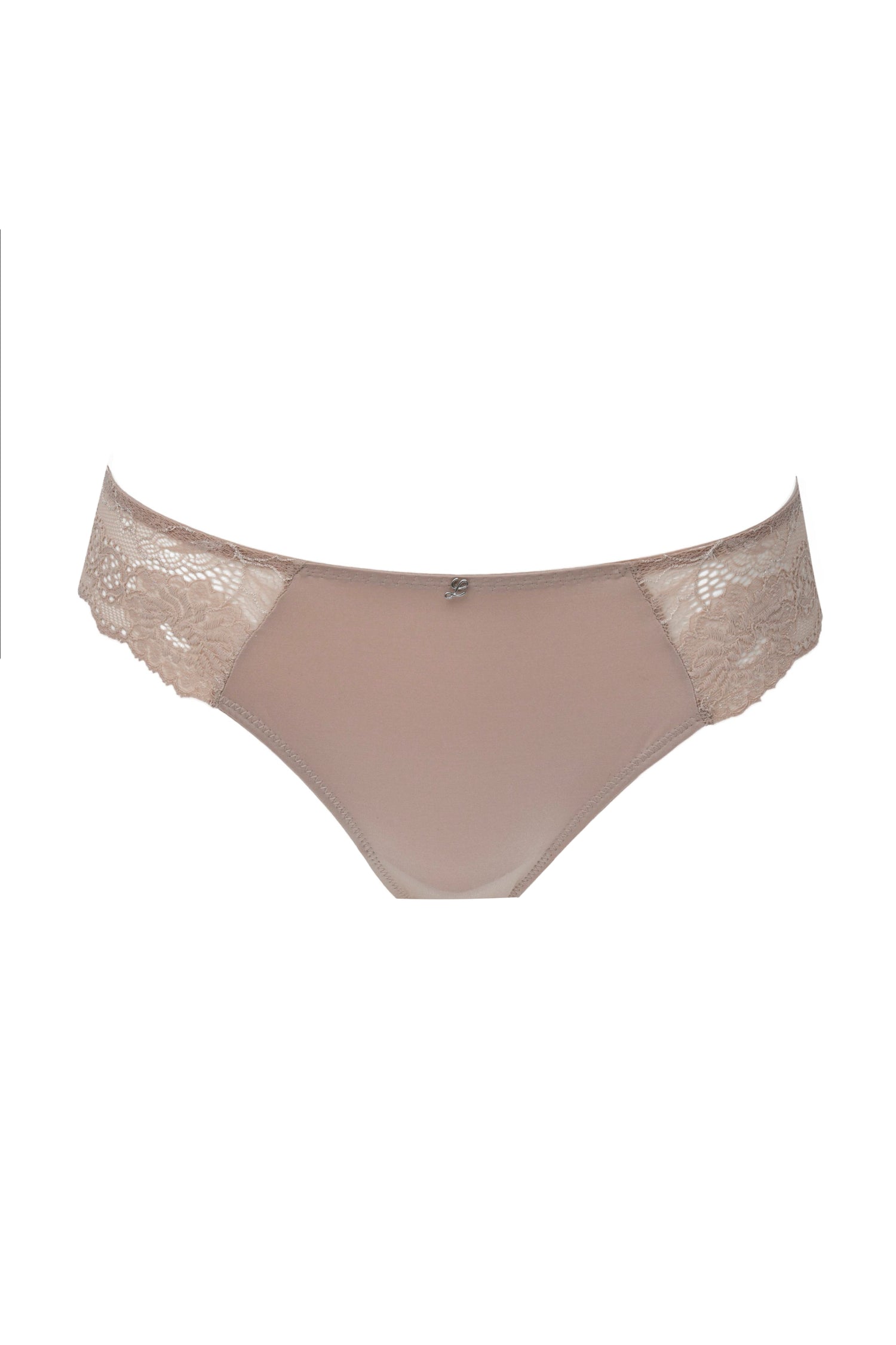 Turquoise Atalanta Feel Good Line Brazilian lingerie with lace details and a comfortable fit, shown on a model.