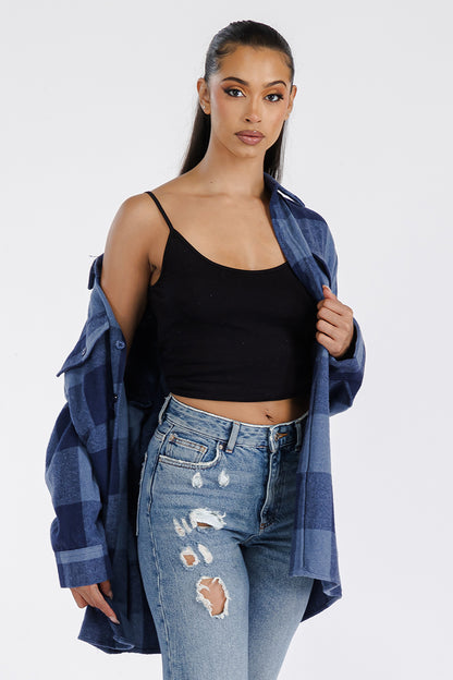 Lime Milo boyfriend oversized soft flannel shacket in a cozy, relaxed fit with button closure and plaid pattern, ideal for casual wear.