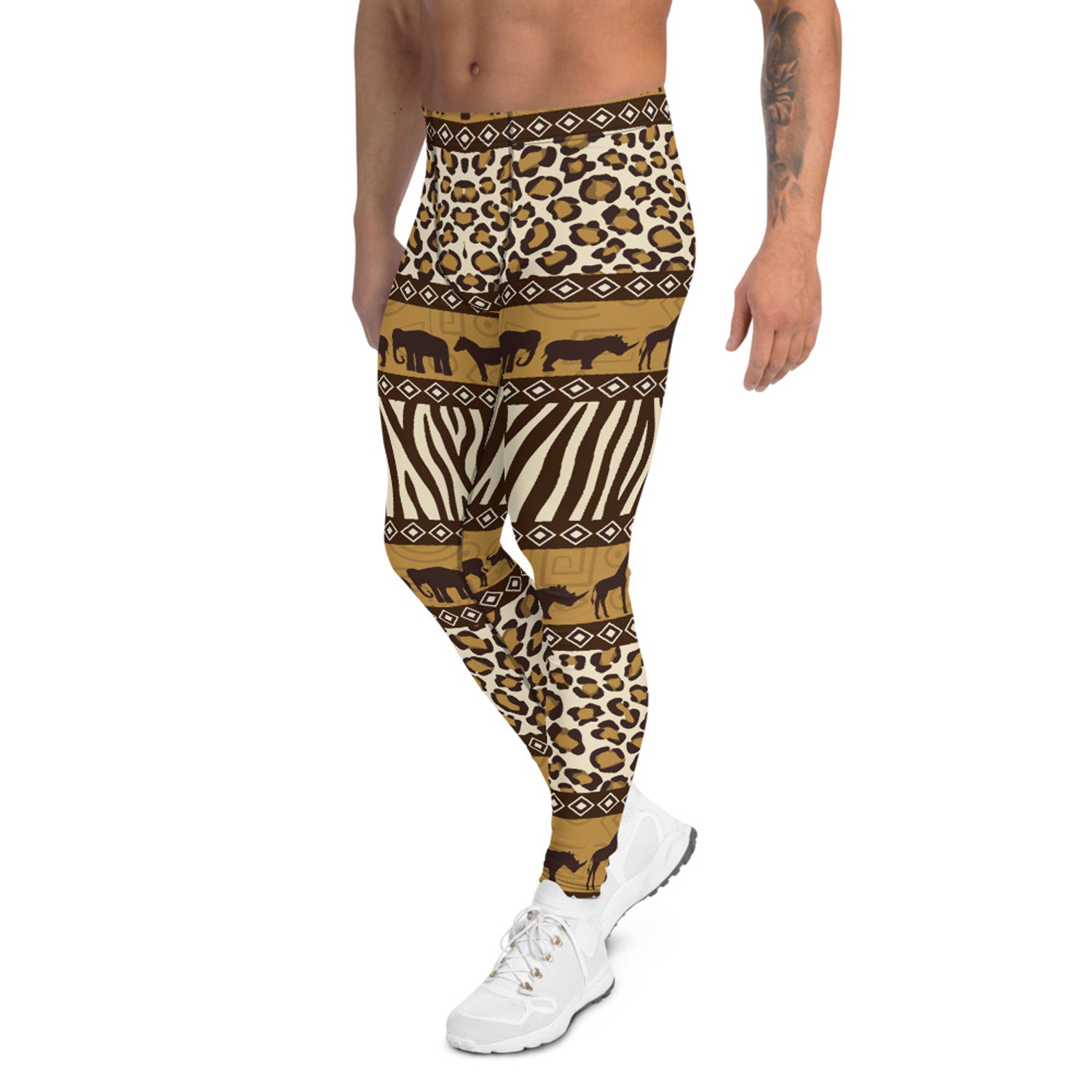 Maroon Sooty safari animals men&