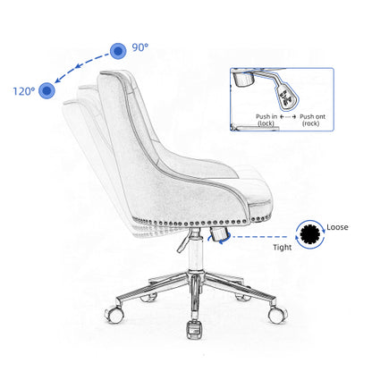 Teal Simba home office desk chair with ergonomic design, suitable for bedroom or living room relaxation and work spaces.