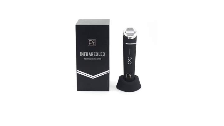 Amaranth Daisy LED anti-aging facial rejuvenation skincare device with a sleek handpiece and control panel.
