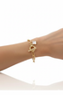 Layered mother of pearl clover bracelet by Ochre Juniper featuring minimalist elegant jewelry design.