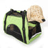 Teal Simba hollow-out portable waterproof pet handbag with breathable design, suitable for carrying small pets comfortably.