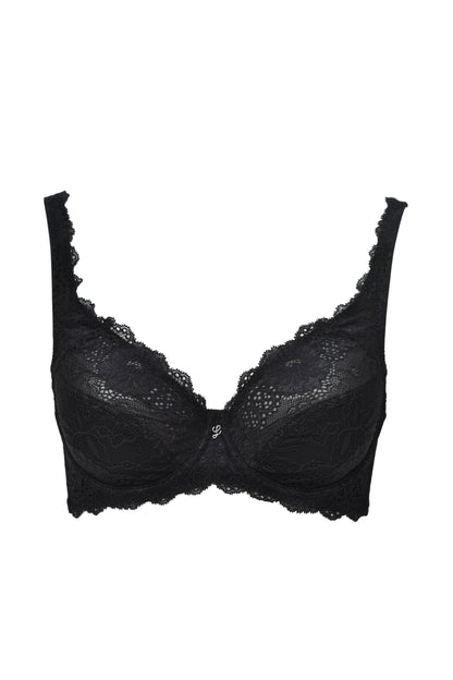 Turquoise Atalanta Feel Good Line unlined bra with removable wire, soft lingerie with smooth fabric and adjustable straps.