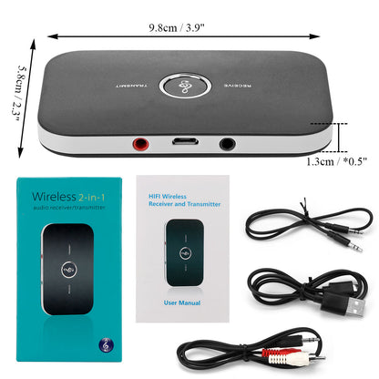 Teal Simba 2-in-1 Bluetooth 4.1 audio transmitter and receiver device for wireless audio streaming and connectivity.