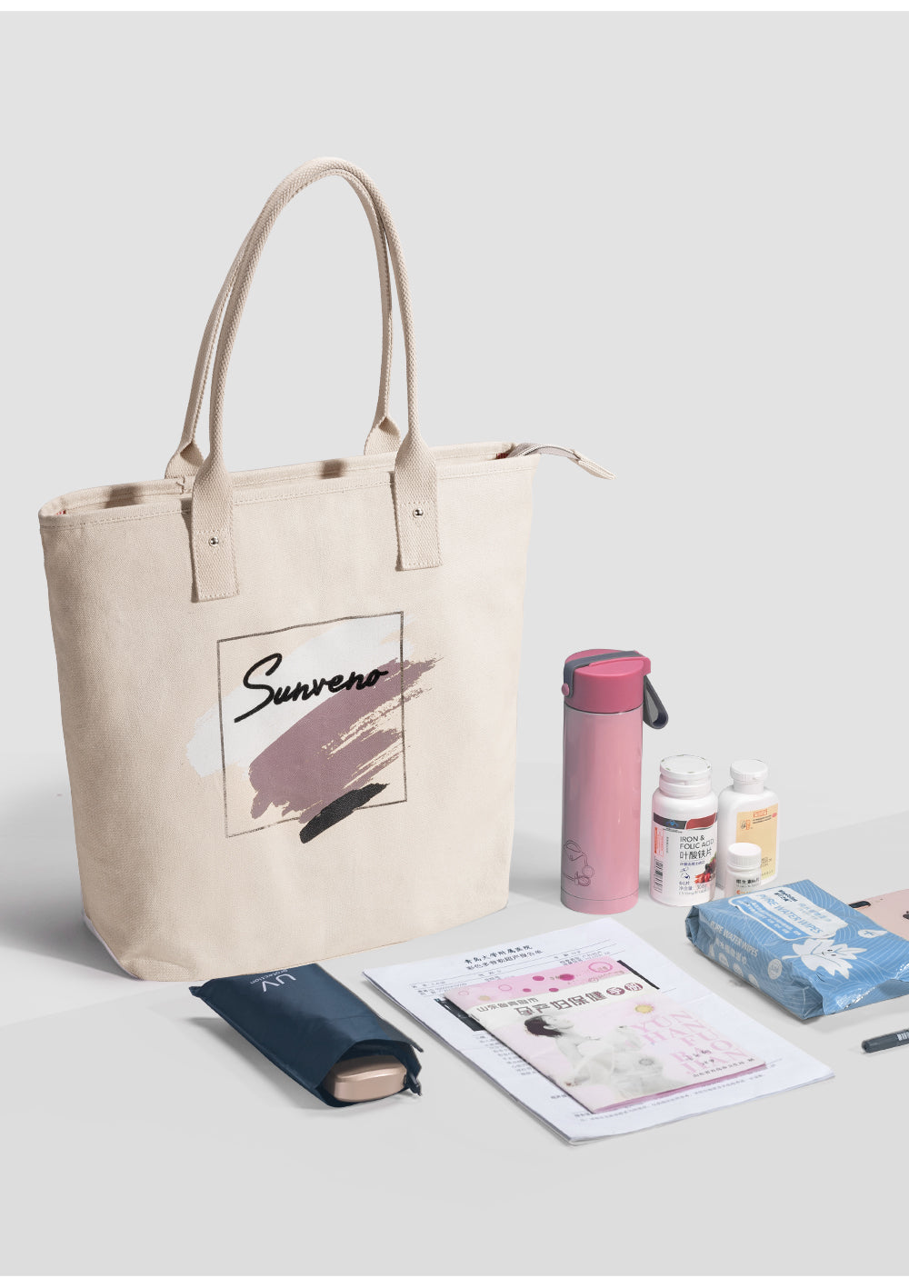 Maroon Chronos maternity hospital bag for kids and babies with multiple compartments and comfortable straps, ideal for new parents.