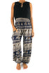 Dark blue ELEPHANT Women harem pants by Tan Smokey featuring boho and hippie style, with relaxed fit and patterned design.