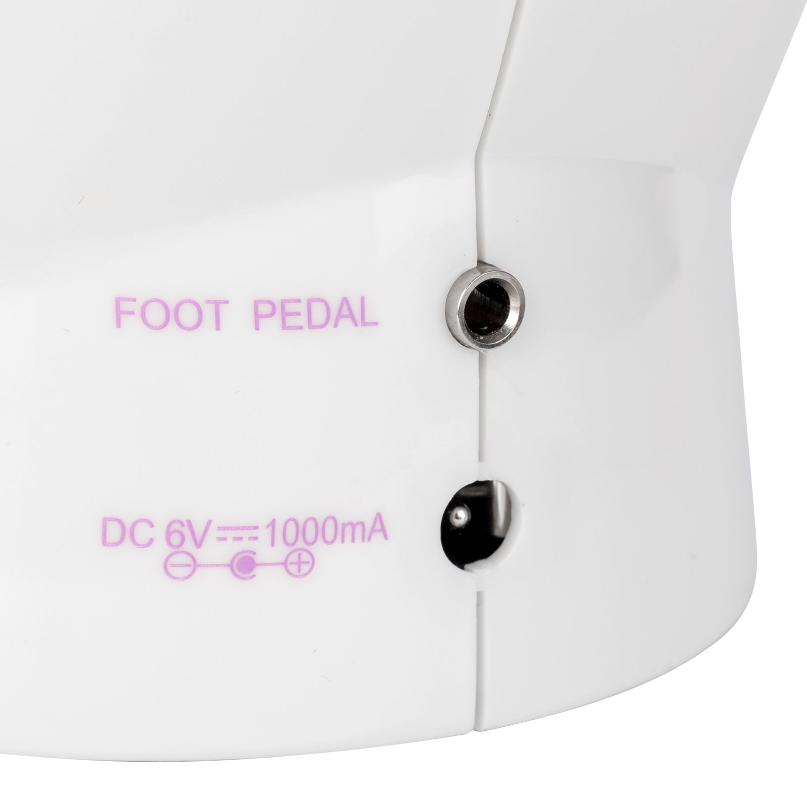Lilac Milo portable desktop sewing machine with extension table, compact home sewing device for household craft projects.