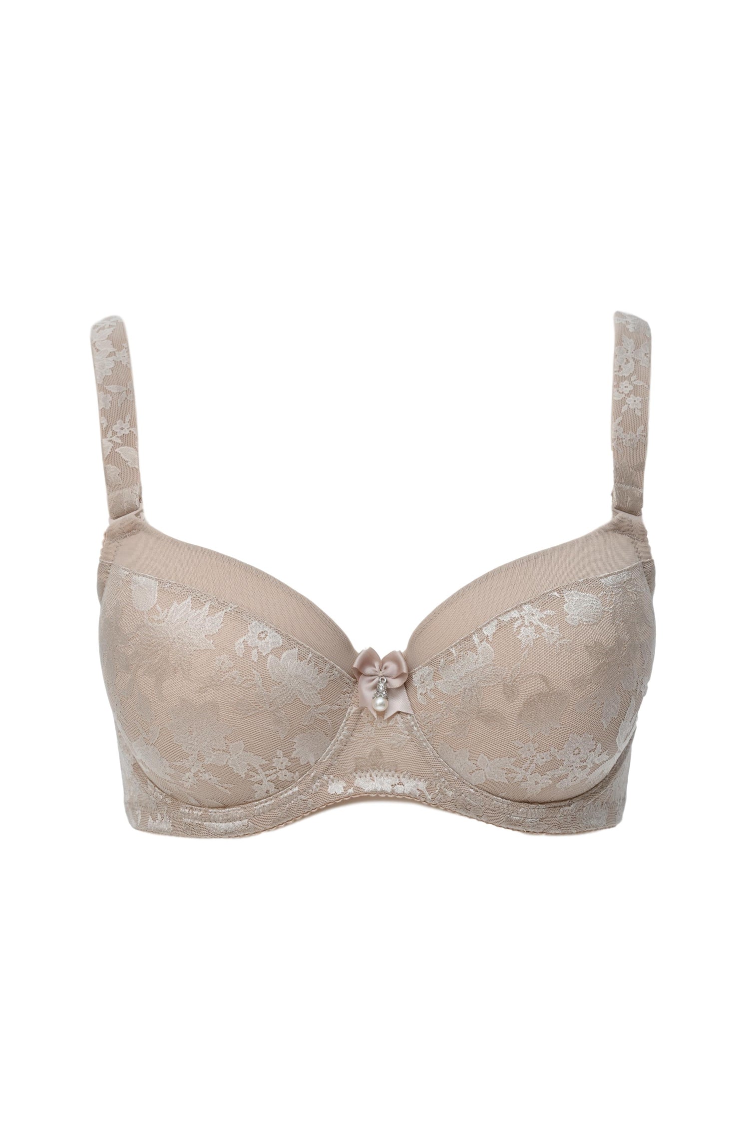 Turquoise Atalanta Haute Couture Line bra with preshaped cups in C, D, E, featuring elegant lingerie design and supportive fit.