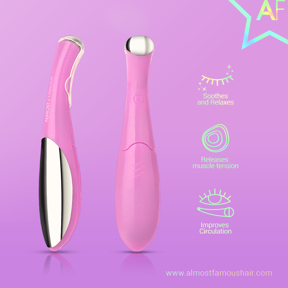 Sky Blue Thrace Almost Famous Eye Massage Anti-Aging Beauty Device for soothing eye area care and rejuvenation.