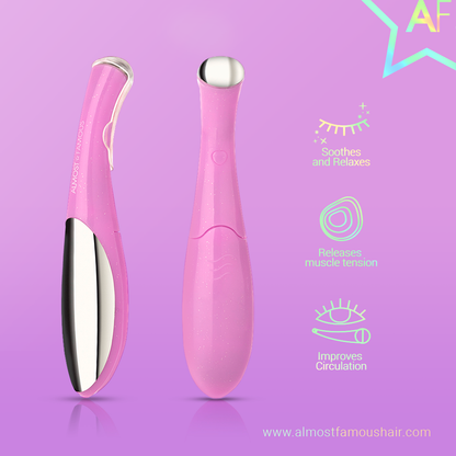 Sky Blue Thrace Almost Famous Eye Massage Anti-Aging Beauty Device for soothing eye area care and rejuvenation.