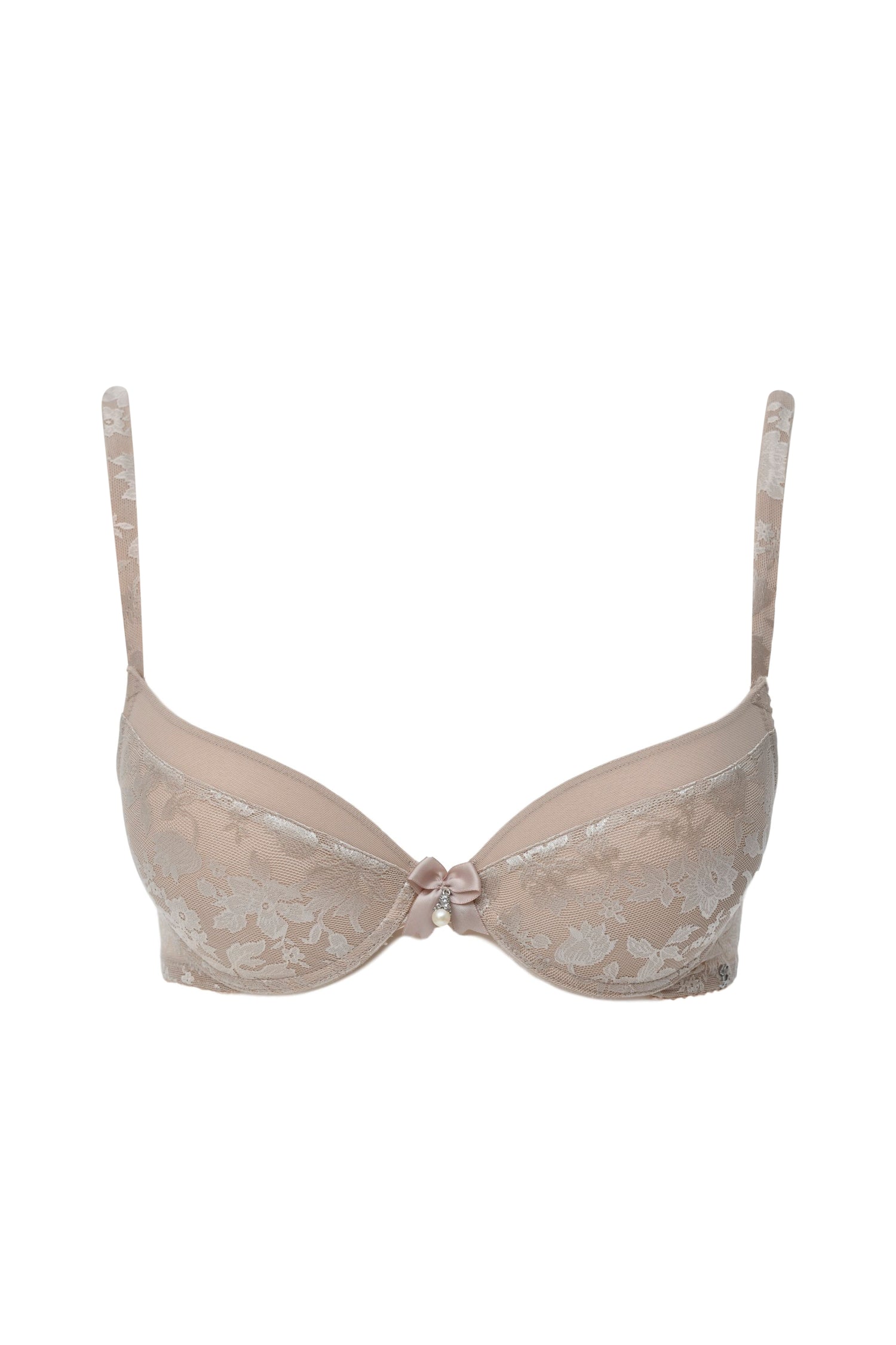 Turquoise Atalanta haute couture lingerie bra with graduated cups in B and C sizes, featuring elegant design and supportive fit.