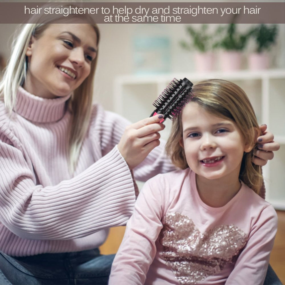 Teal Simba 2-in-1 hot hair brush and hair dryer, multifunctional bath and beauty tool with a sleek design and ergonomic handle.
