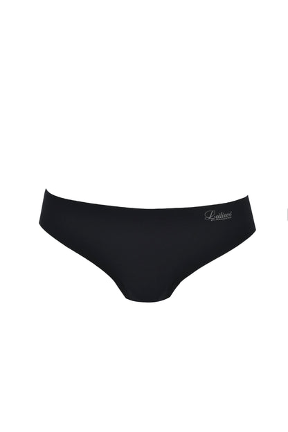 Turquoise Atalanta Invisible Line Brazilian microfiber laser cut lingerie, close-up of sleek, seamless underwear with fine laser edges.