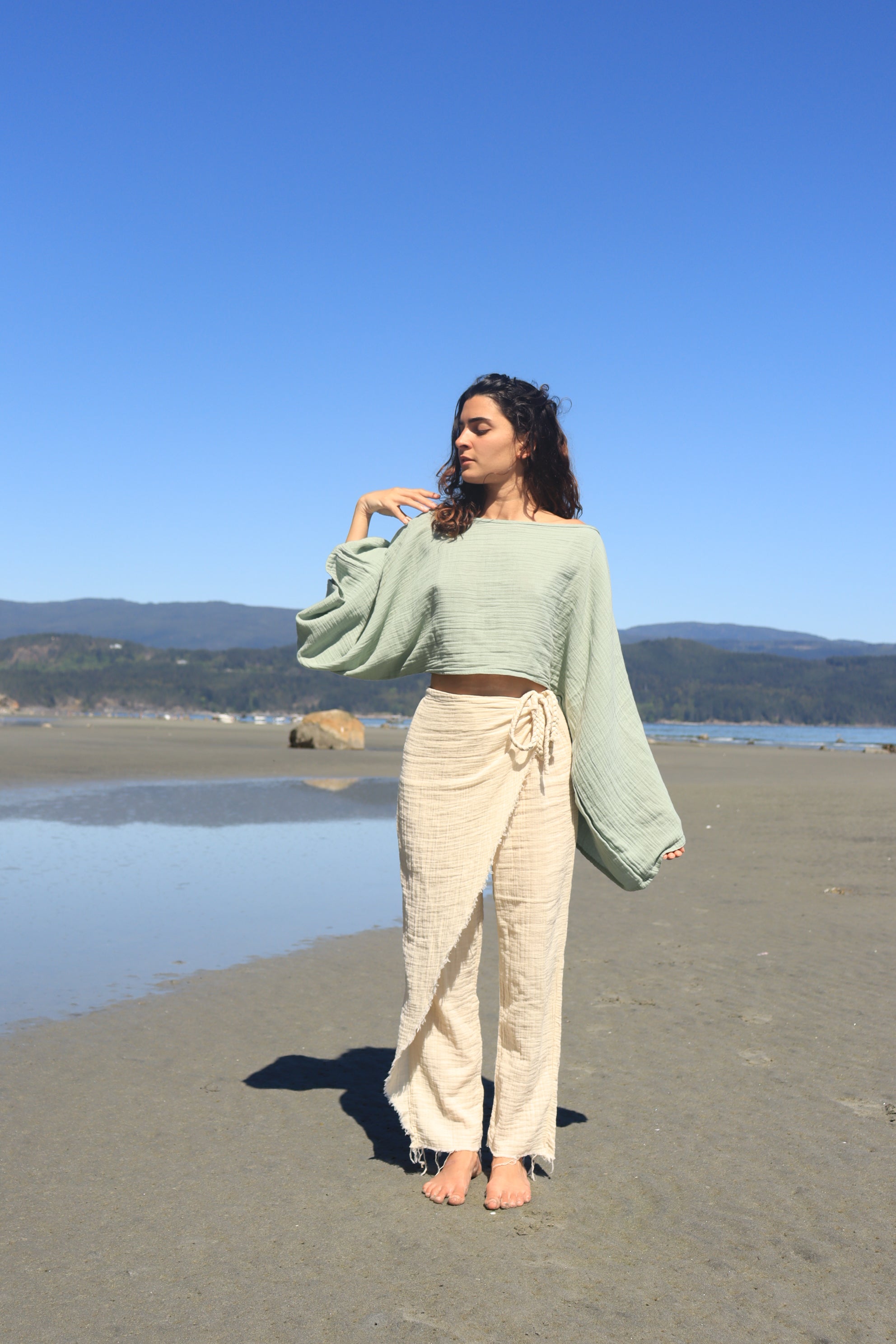 Salmon Arrowwood Vervain Pants for women, stylish and comfortable women&