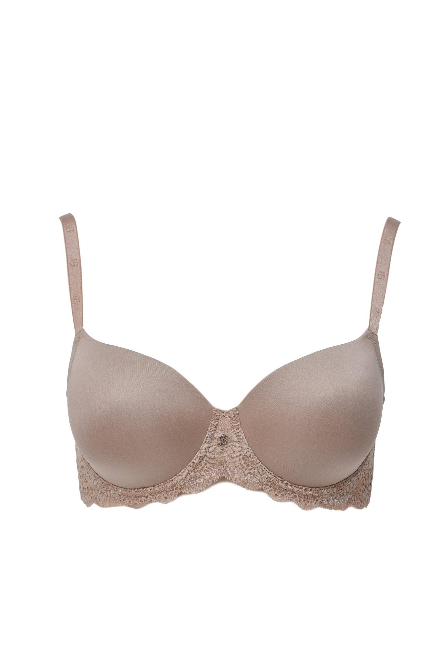 Turquoise Atalanta Feel Good Line bra with preshaped cups in C, D, and E sizes, featuring smooth lingerie design and supportive fit.