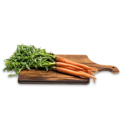 Azure Lily acacia wood slotted bread board measuring 10 x 18 inches, showing a natural wood finish with slots for slicing bread.