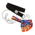 Purple Medea Squishy Face Studio Super Tug Dog Toy with soft, durable fabric for playful tug-of-war fun.