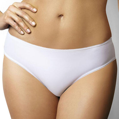 Soft lime green mid-rise bikini panty by Lime Lucy, featuring comfortable lingerie design with smooth fabric and subtle detailing.