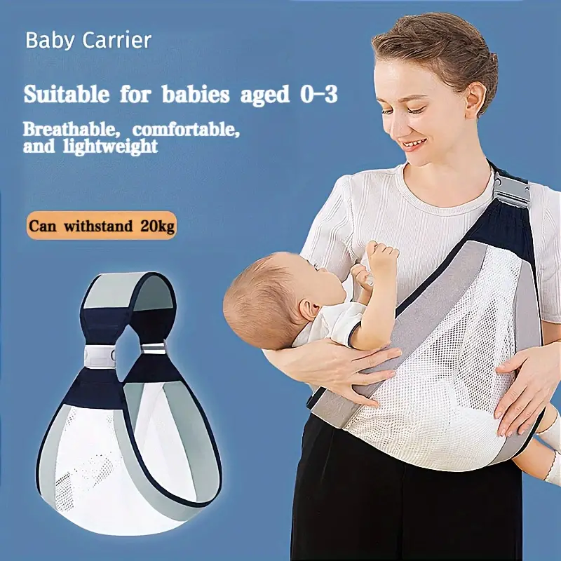 Lilac Milo portable breathable baby carrier with ergonomic design, ideal for comfortable baby wearing and hands-free parenting.