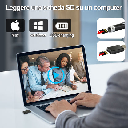 Teal Simba 1080P HD Mini Camcorder sports DV DVR pen with hidden camera, compact audio and video recording device.