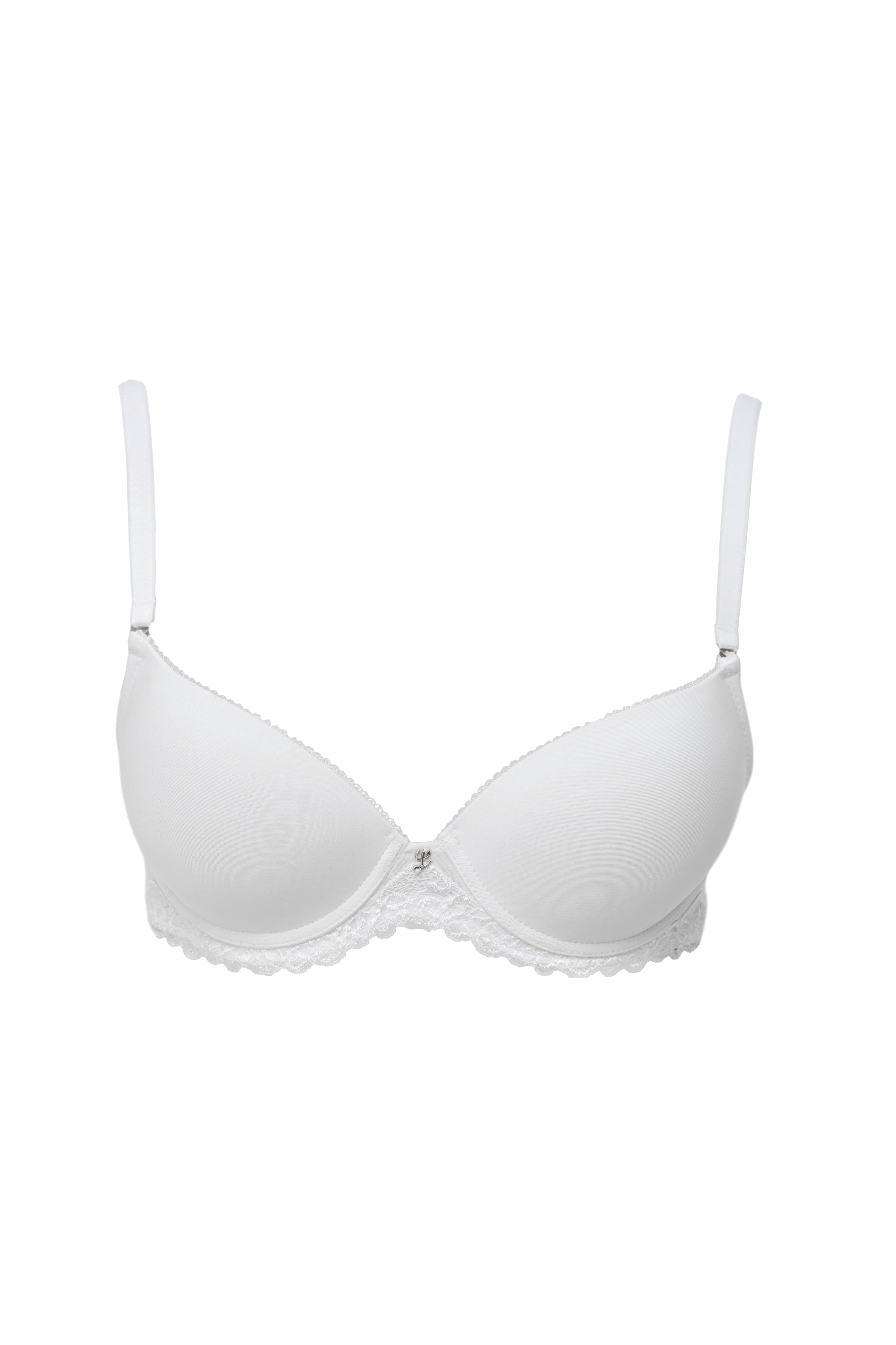 Turquoise Atalanta Desideri Line bra with graduated cups in B and C, featuring supportive lingerie with smooth fabric and delicate straps.