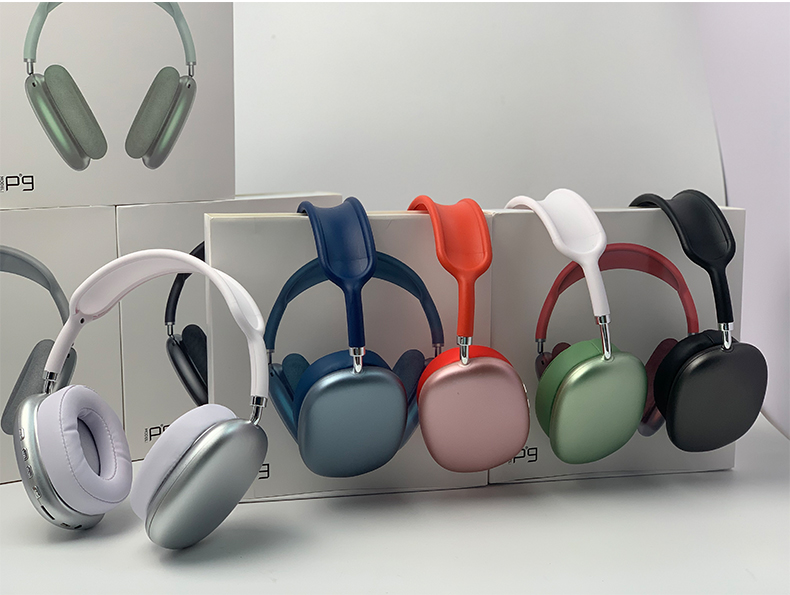 Teal Simba wireless Bluetooth headset with HiFi stereo audio, over-ear design, and built-in microphone for clear sound and calls.