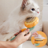 Lilac Milo pet grooming comb and cat hair brush for cats and dogs, featuring a clean, ergonomic design to remove loose fur.
