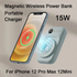 Teal Simba magnetic power bank with dual-line mini portable charger and tech accessories for on-the-go charging.