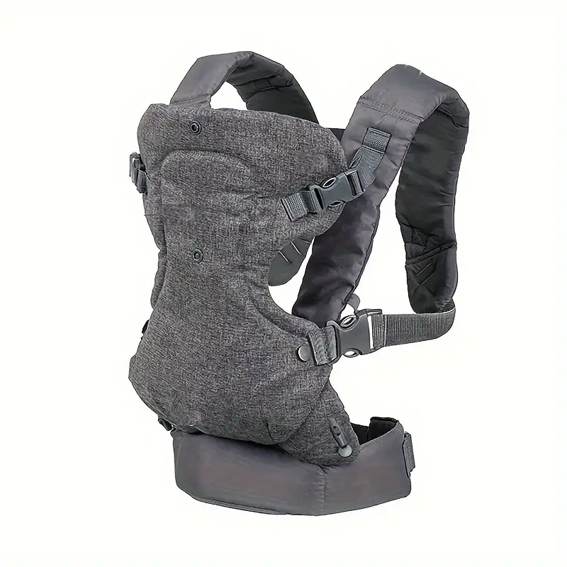 Lilac Milo portable ergonomic baby carrier with airy design and convertible hip seat, perfect for comfortable baby wearing.